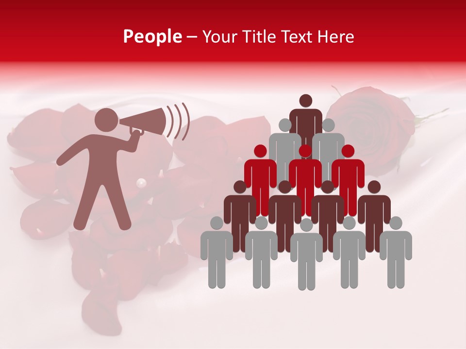 Petal Fabric Drop PowerPoint Template