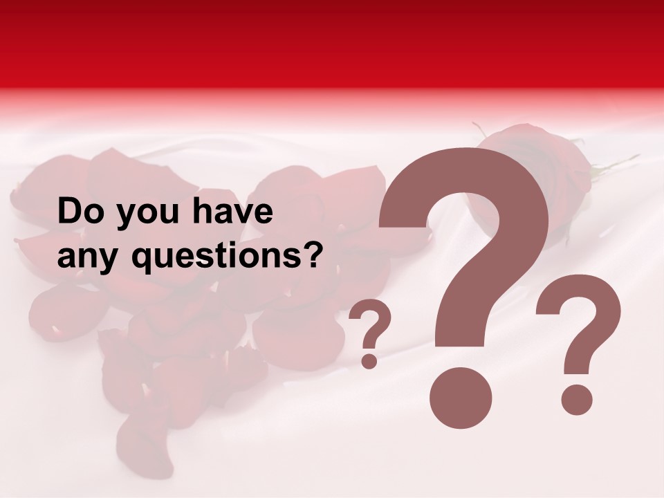 Petal Fabric Drop PowerPoint Template