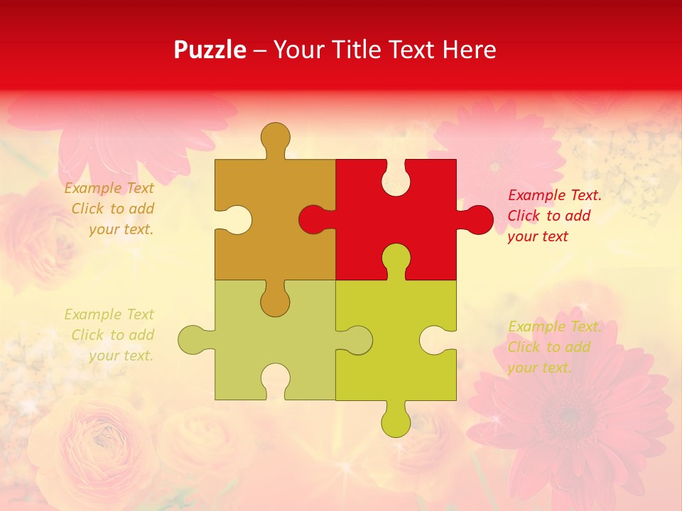 Natural Stars Blur PowerPoint Template