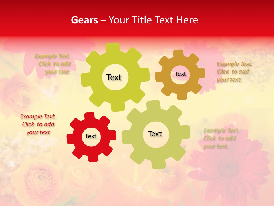 Natural Stars Blur PowerPoint Template