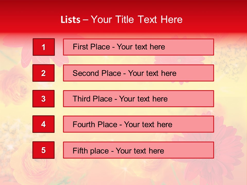Natural Stars Blur PowerPoint Template