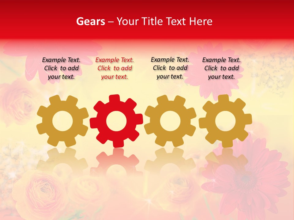 Natural Stars Blur PowerPoint Template