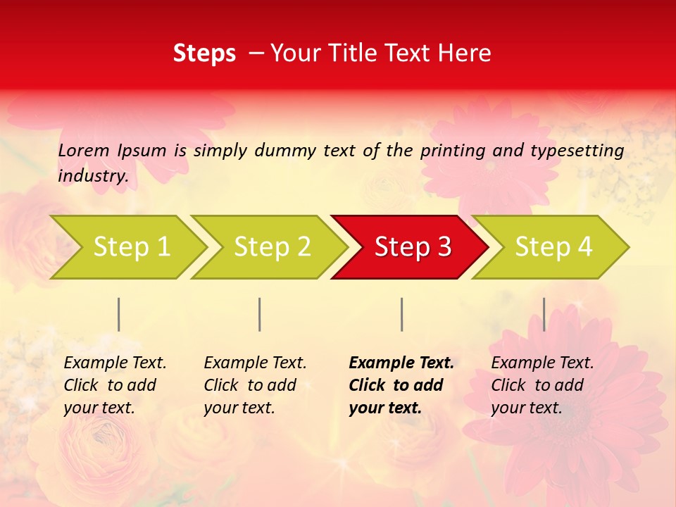 Natural Stars Blur PowerPoint Template