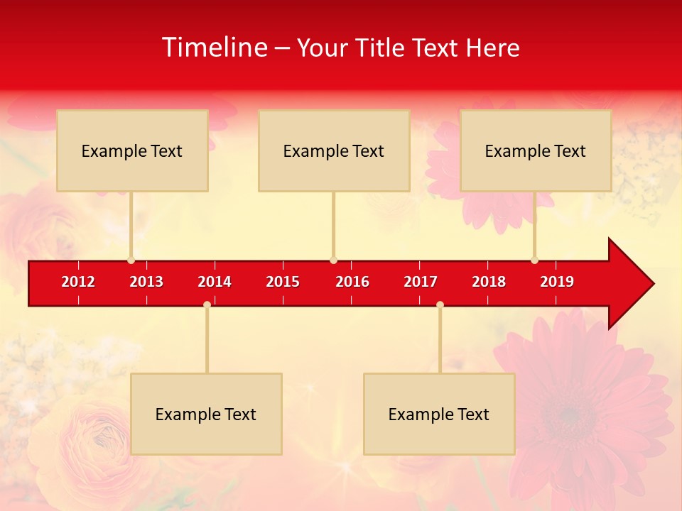 Natural Stars Blur PowerPoint Template