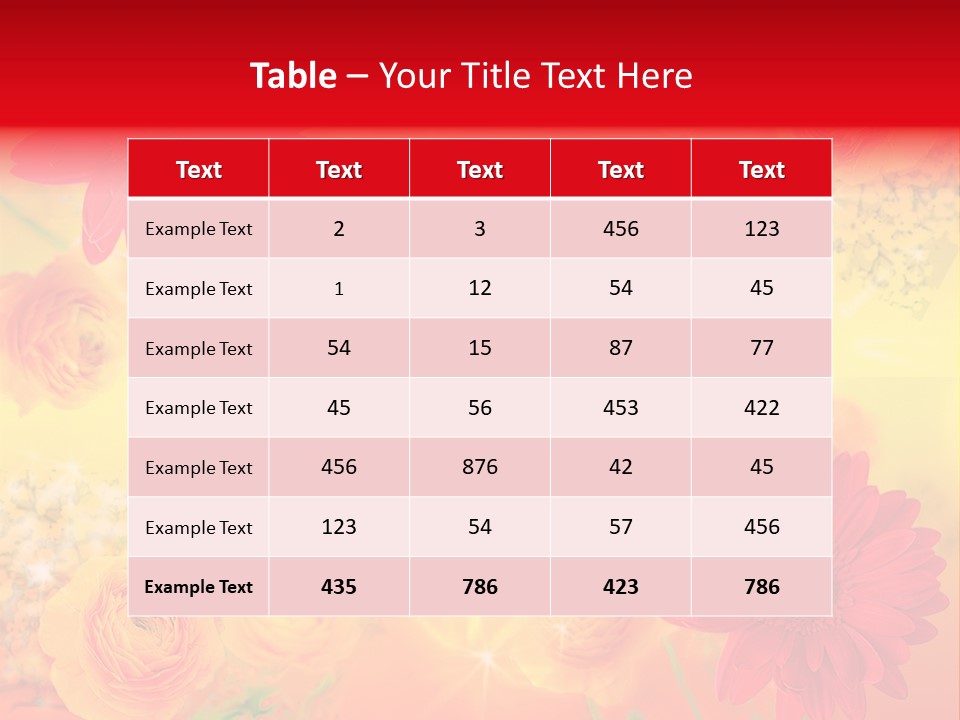 Natural Stars Blur PowerPoint Template