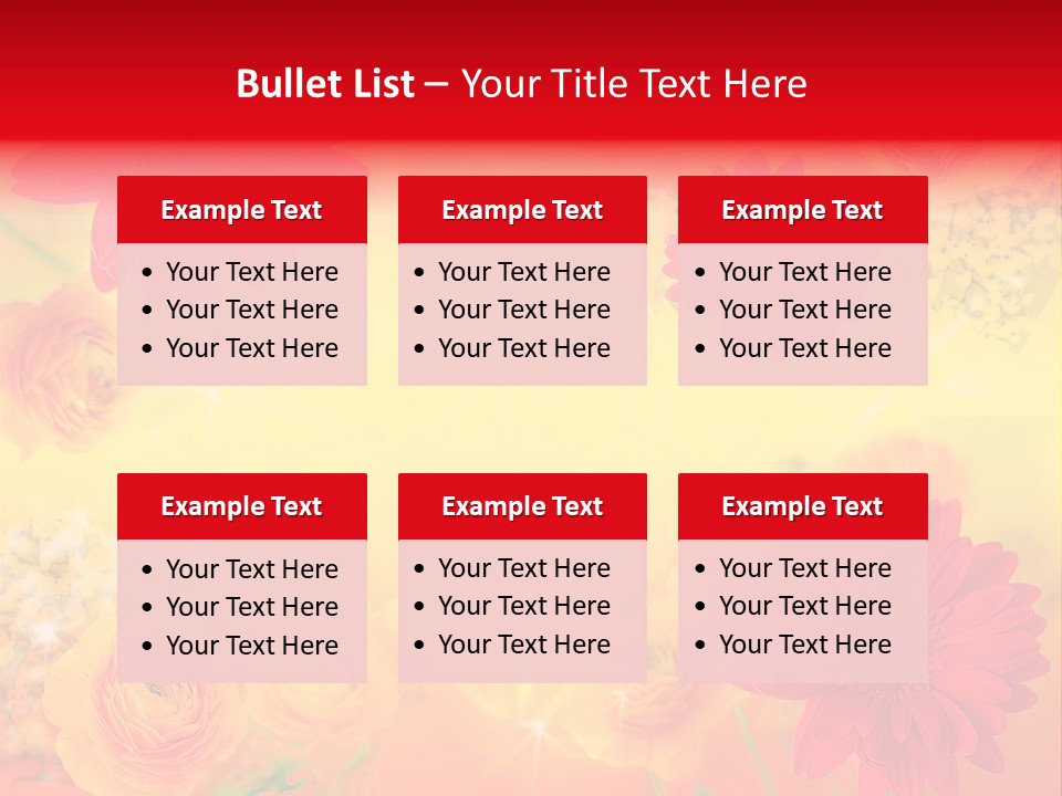 Natural Stars Blur PowerPoint Template