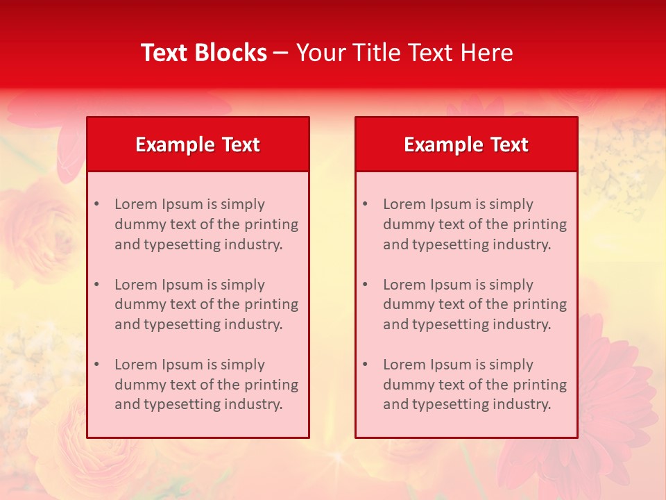 Natural Stars Blur PowerPoint Template