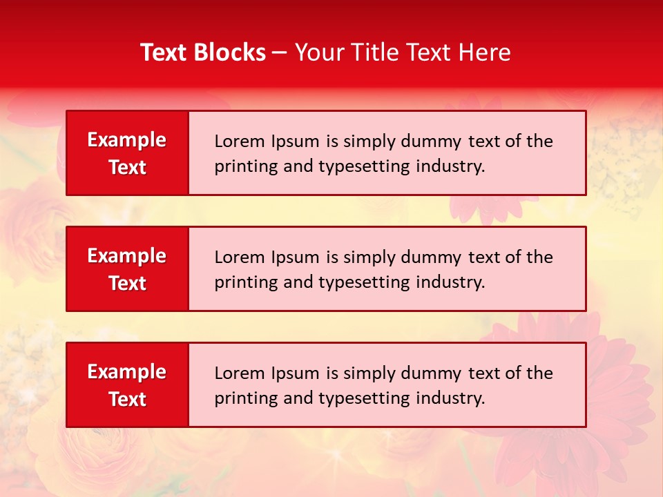 Natural Stars Blur PowerPoint Template