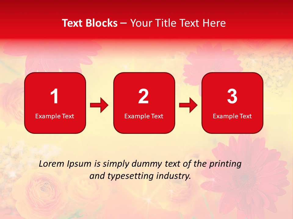 Natural Stars Blur PowerPoint Template