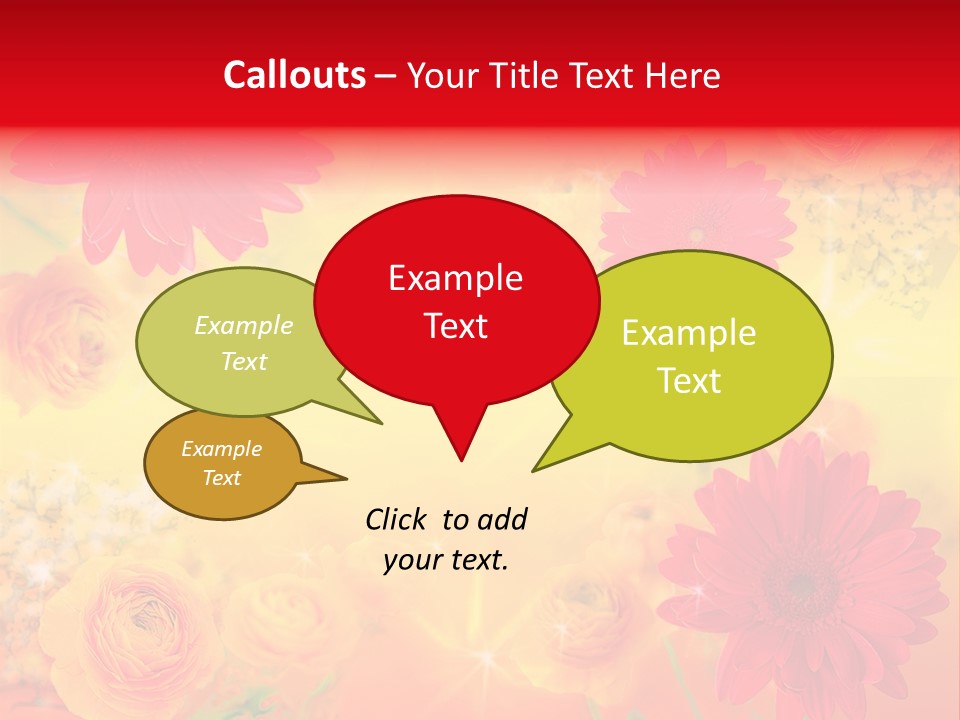 Natural Stars Blur PowerPoint Template