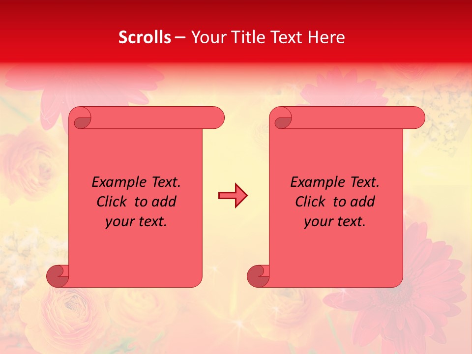 Natural Stars Blur PowerPoint Template