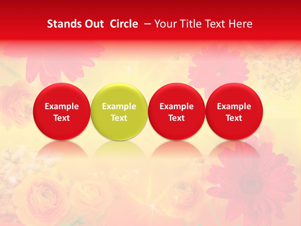 Natural Stars Blur PowerPoint Template