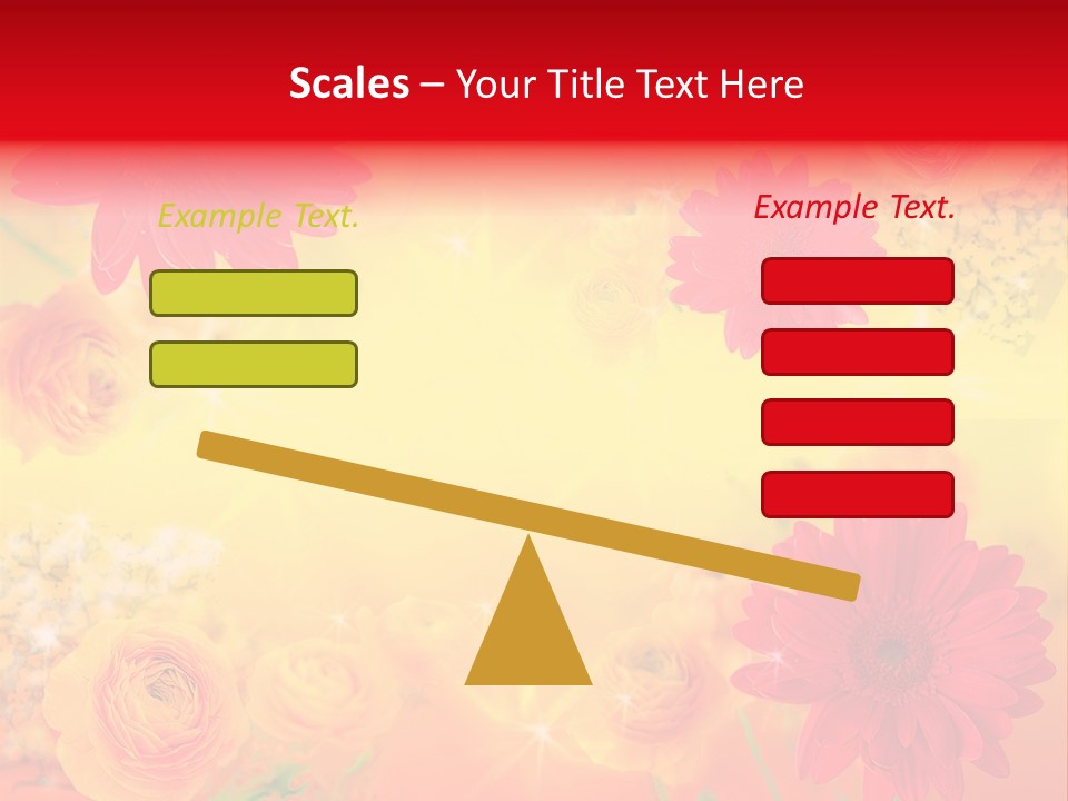 Natural Stars Blur PowerPoint Template