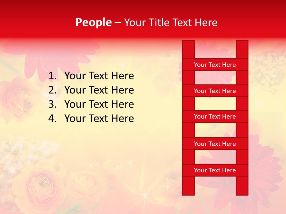 Natural Stars Blur PowerPoint Template
