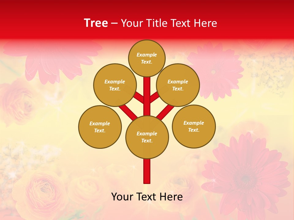 Natural Stars Blur PowerPoint Template