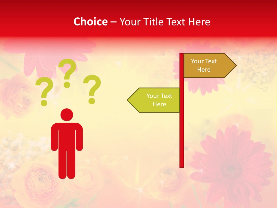 Natural Stars Blur PowerPoint Template