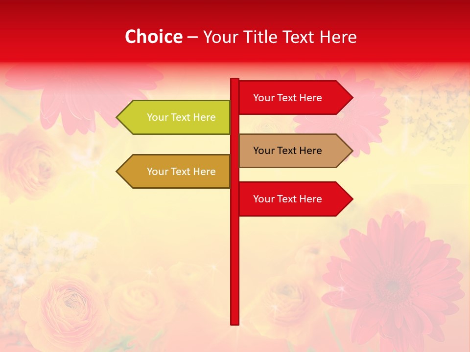 Natural Stars Blur PowerPoint Template