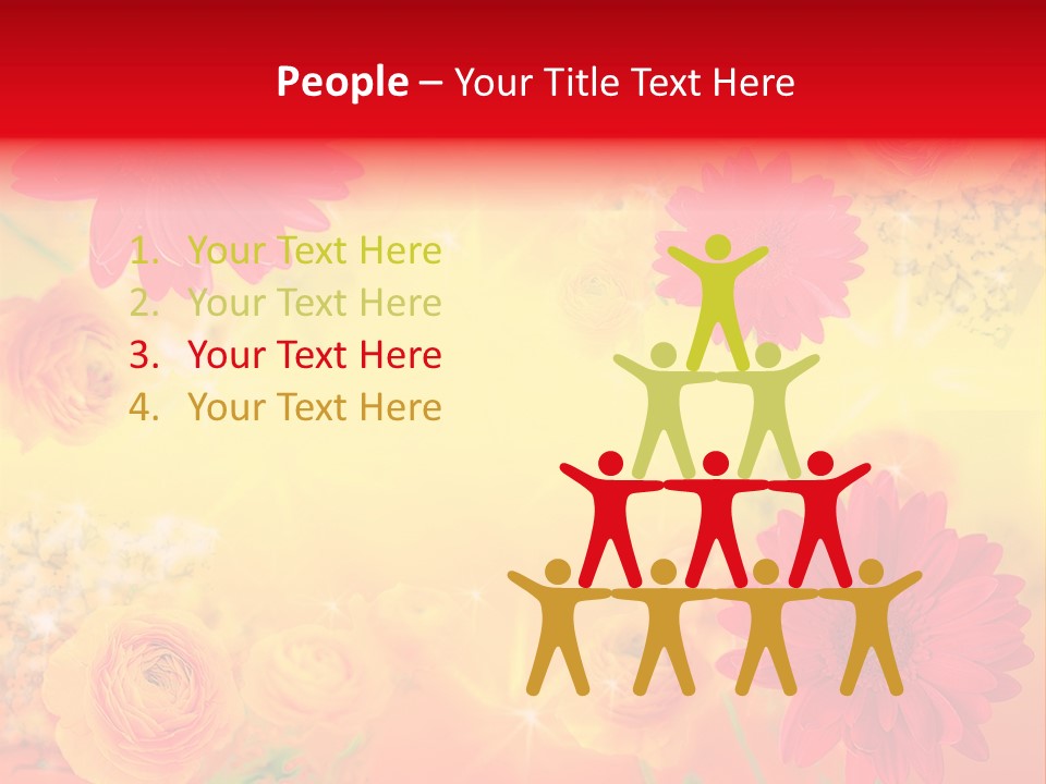 Natural Stars Blur PowerPoint Template