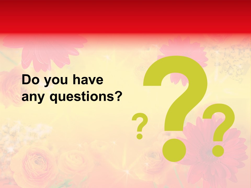 Natural Stars Blur PowerPoint Template