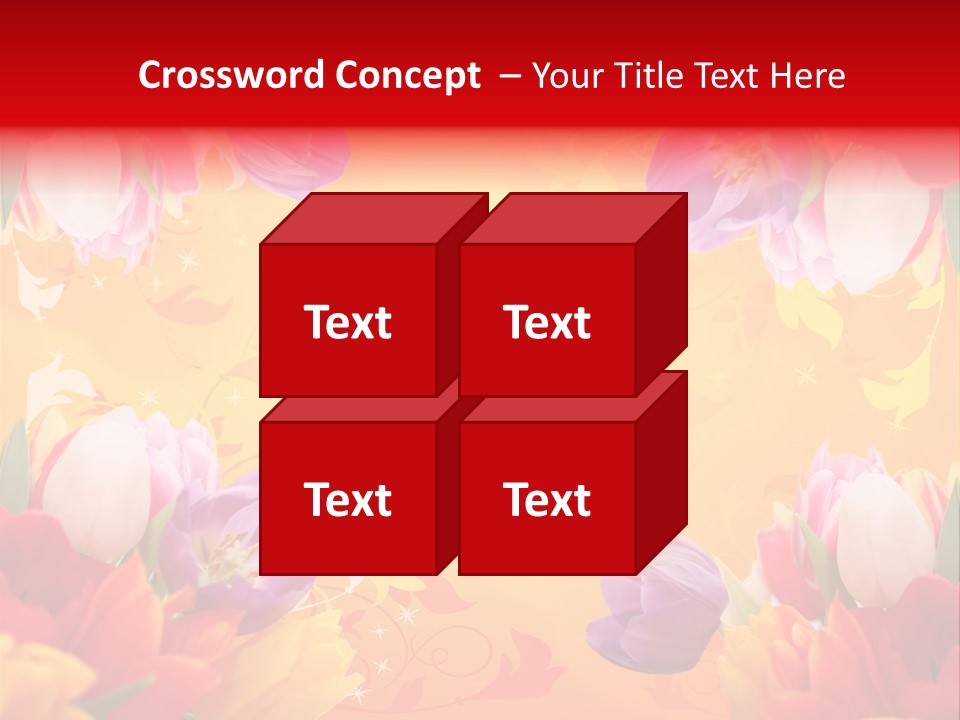 Flower Abstract Fancy PowerPoint Template