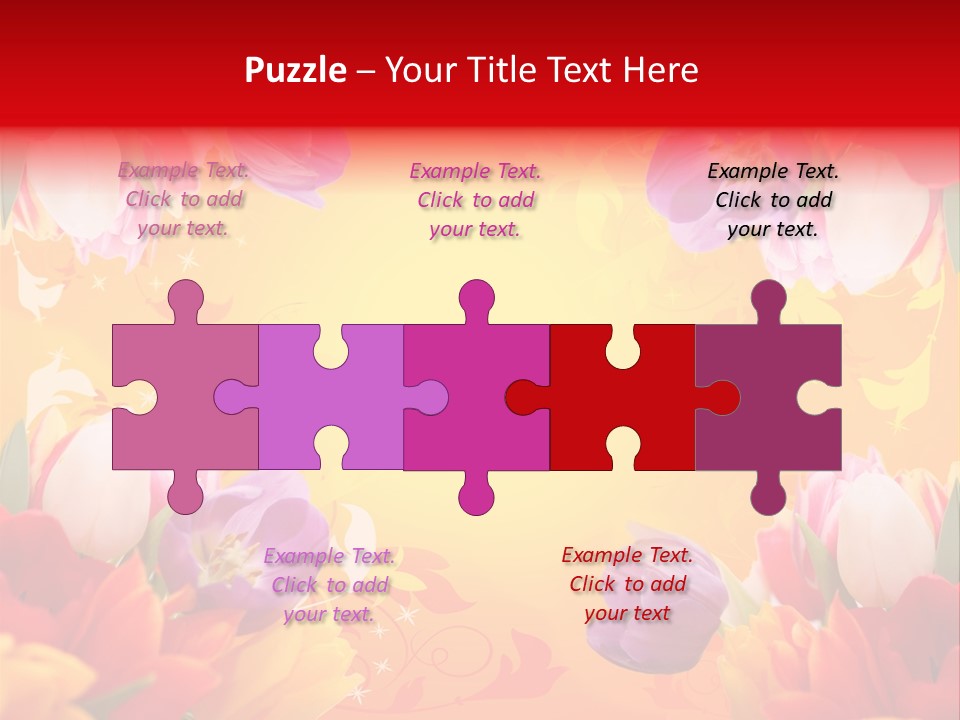 Flower Abstract Fancy PowerPoint Template