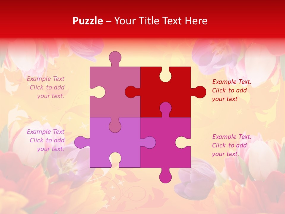 Flower Abstract Fancy PowerPoint Template