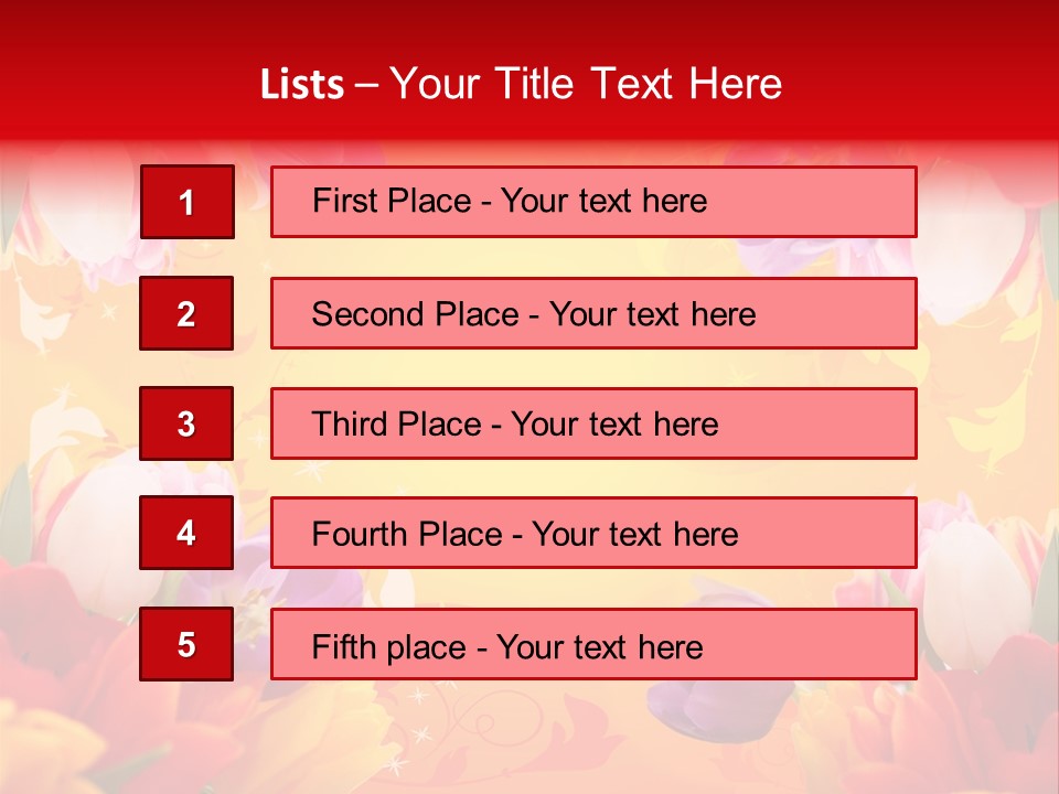 Flower Abstract Fancy PowerPoint Template