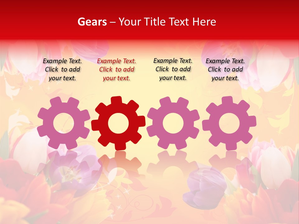 Flower Abstract Fancy PowerPoint Template