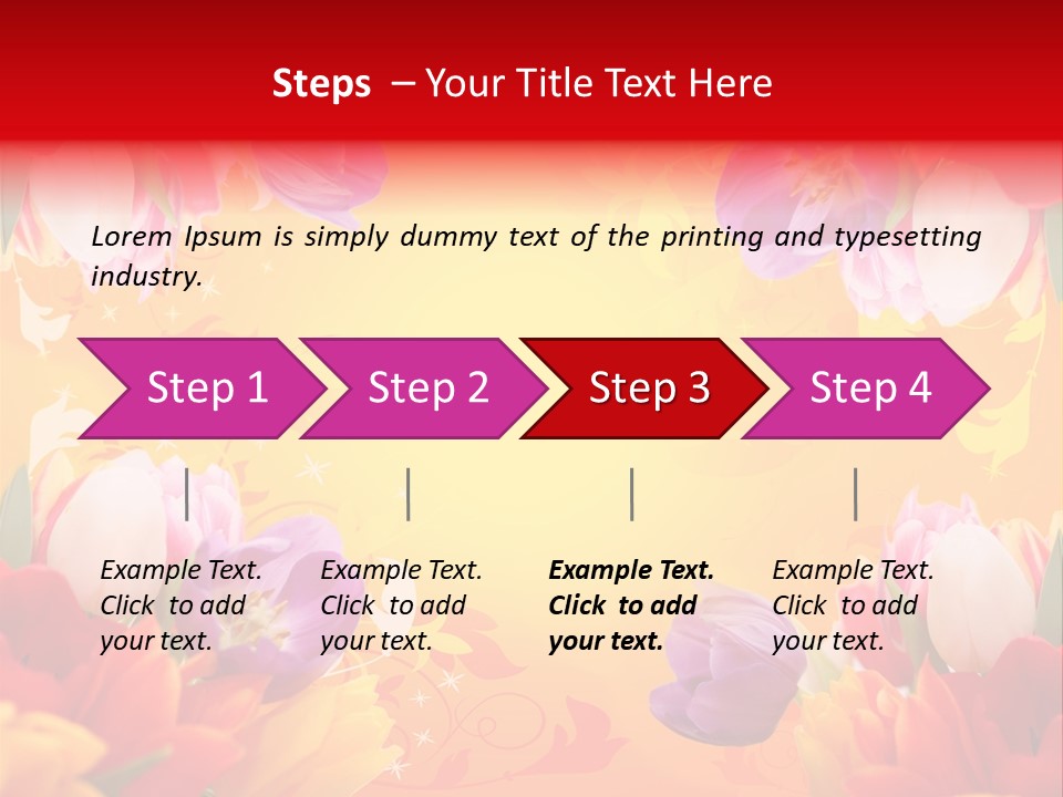 Flower Abstract Fancy PowerPoint Template