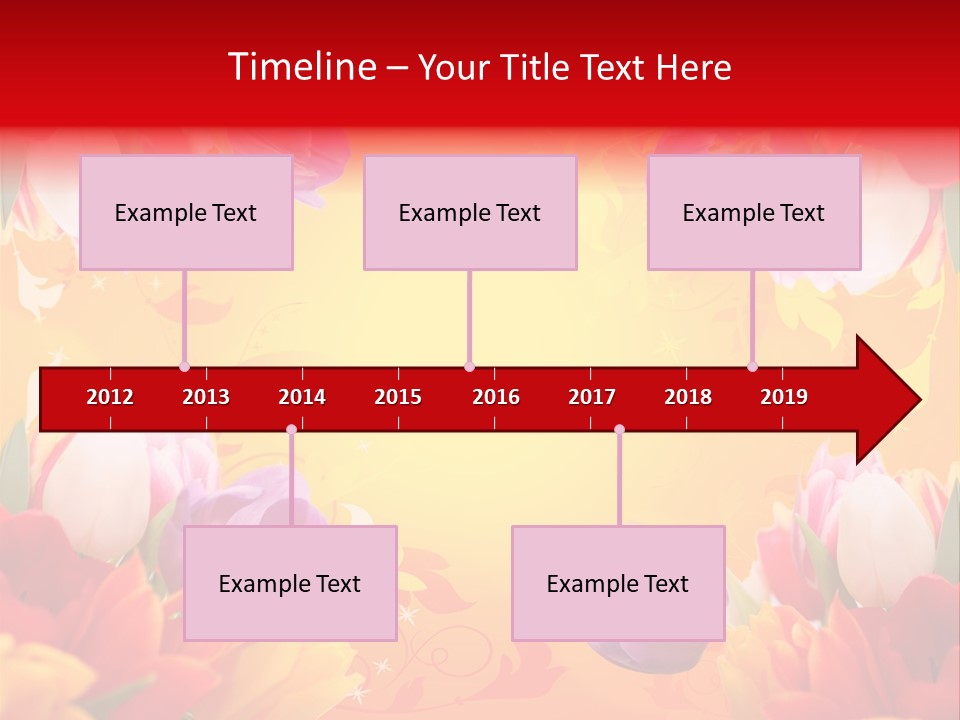 Flower Abstract Fancy PowerPoint Template
