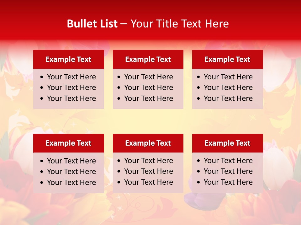 Flower Abstract Fancy PowerPoint Template