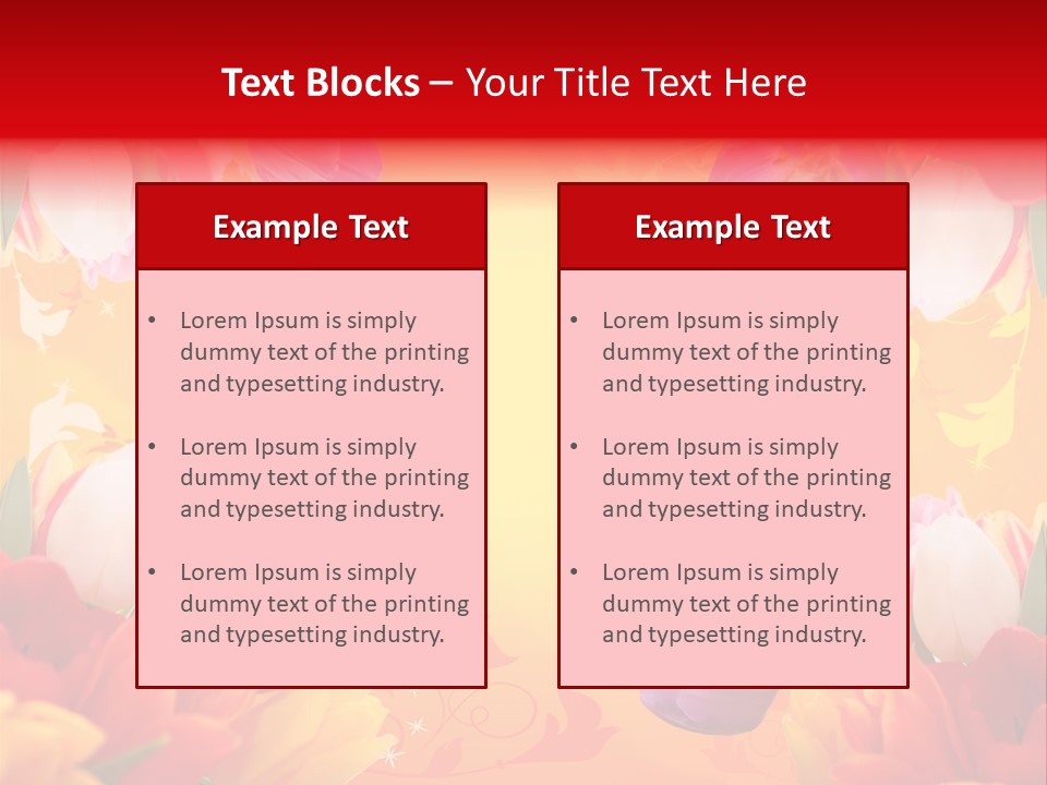 Flower Abstract Fancy PowerPoint Template