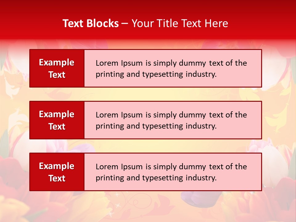 Flower Abstract Fancy PowerPoint Template