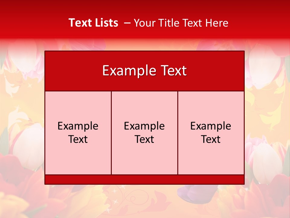 Flower Abstract Fancy PowerPoint Template