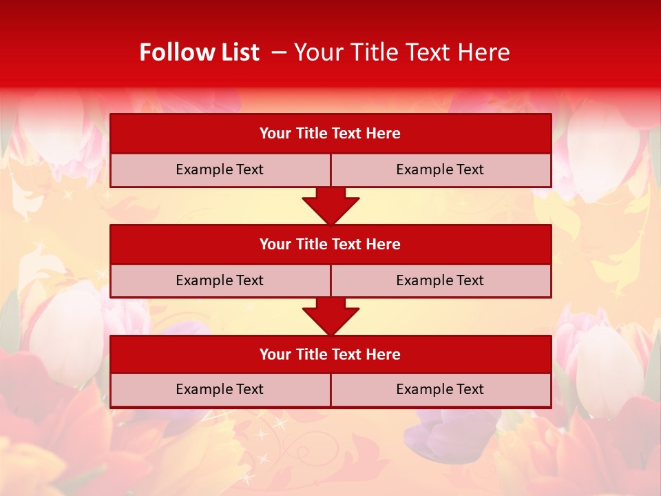 Flower Abstract Fancy PowerPoint Template