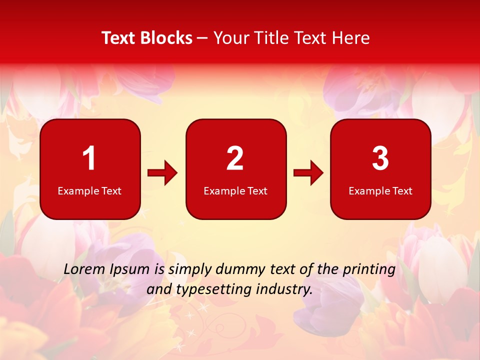 Flower Abstract Fancy PowerPoint Template