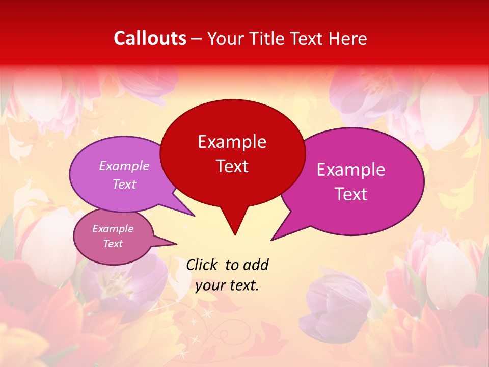 Flower Abstract Fancy PowerPoint Template