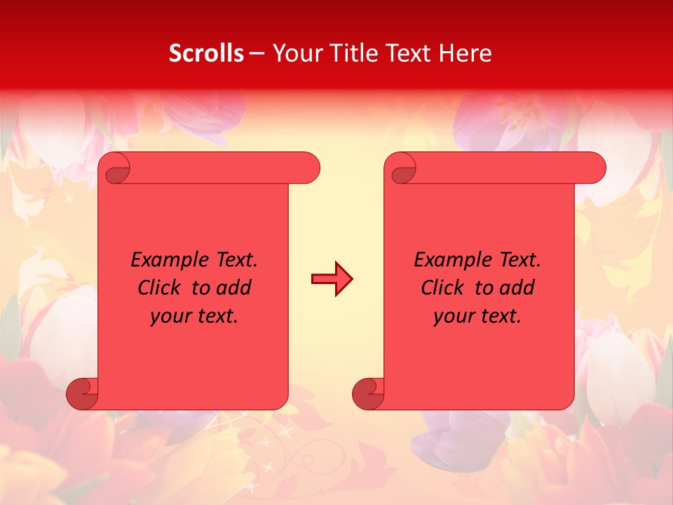 Flower Abstract Fancy PowerPoint Template
