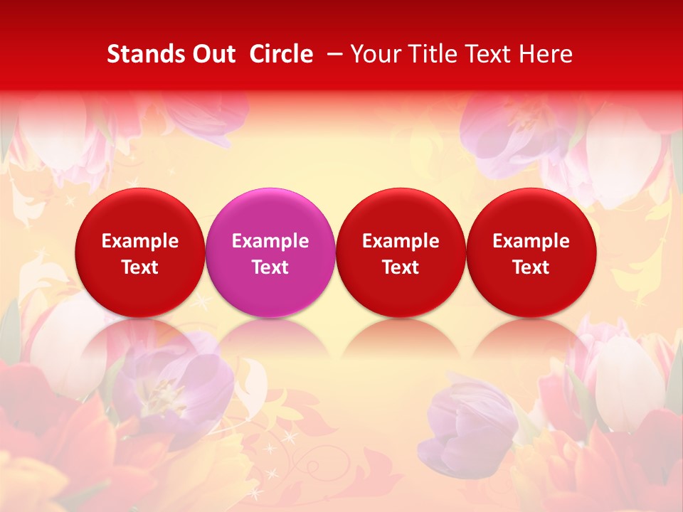 Flower Abstract Fancy PowerPoint Template