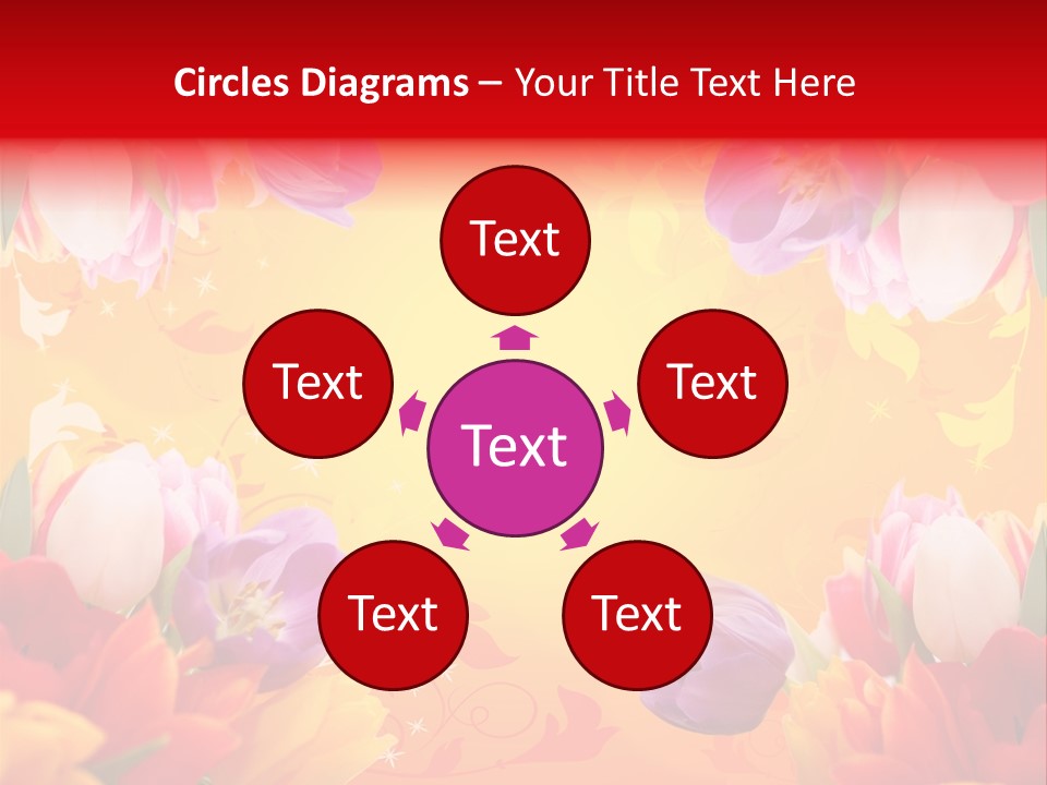 Flower Abstract Fancy PowerPoint Template