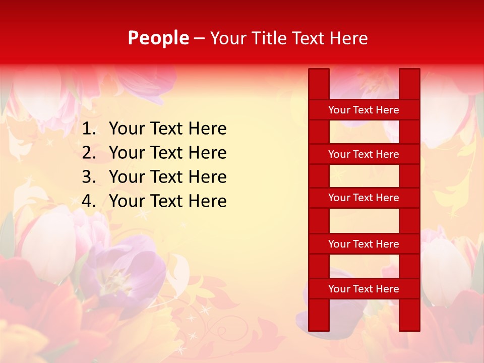 Flower Abstract Fancy PowerPoint Template