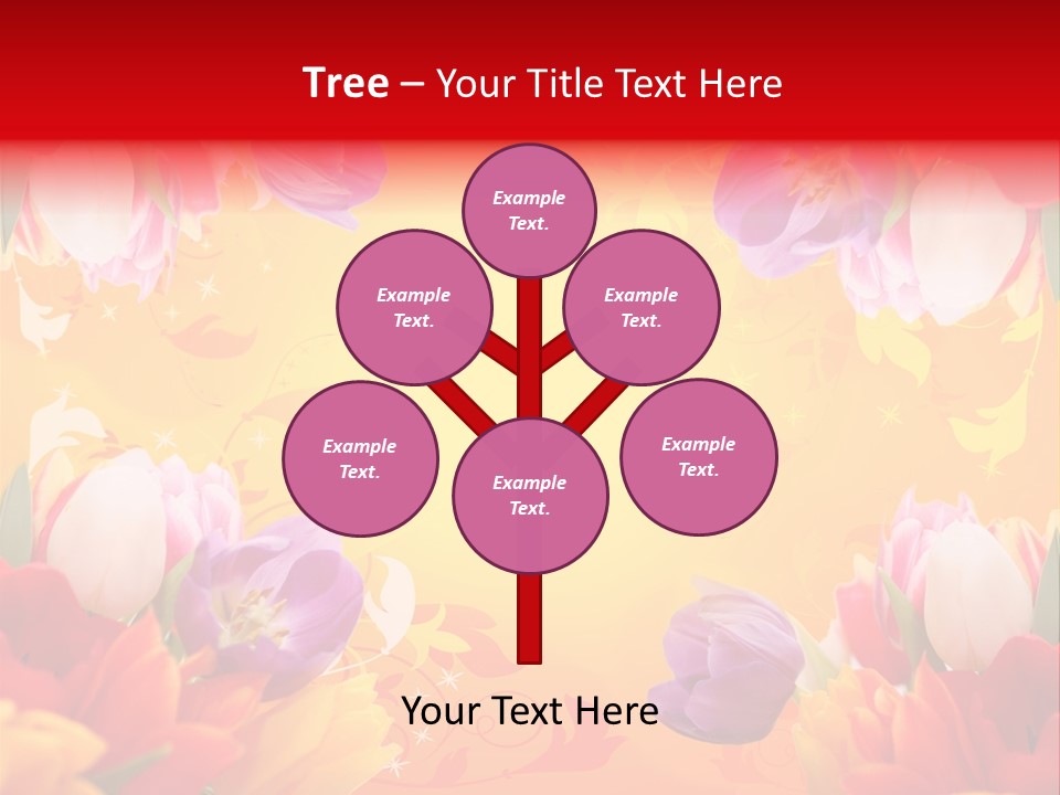 Flower Abstract Fancy PowerPoint Template