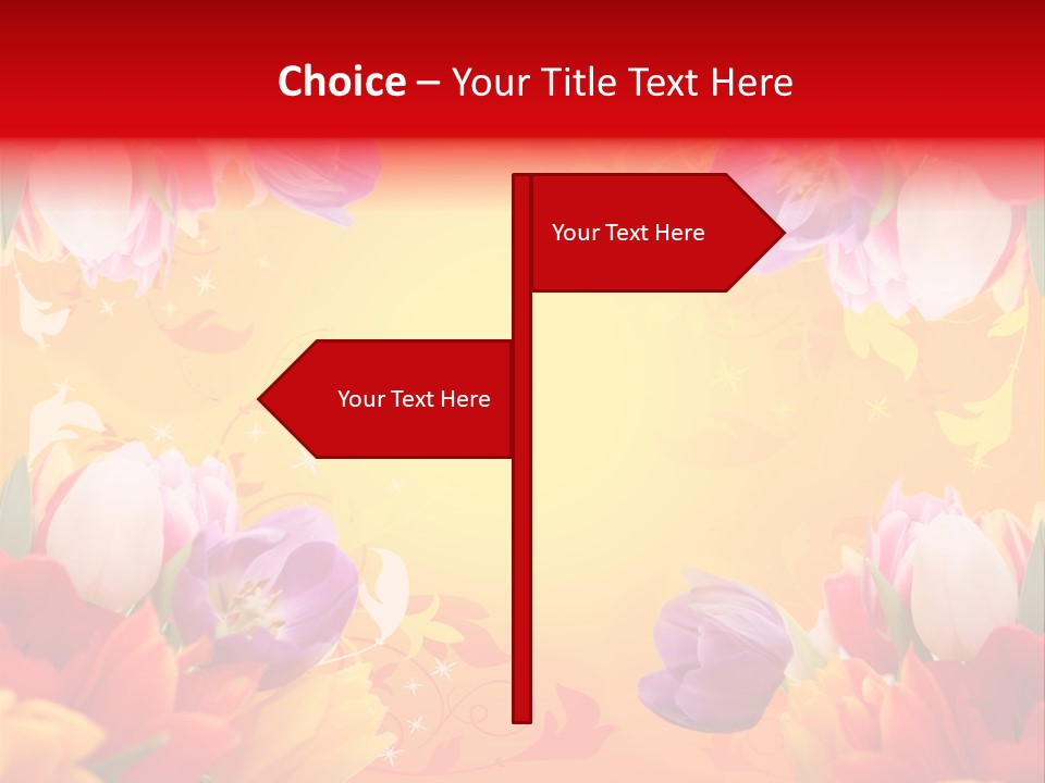 Flower Abstract Fancy PowerPoint Template