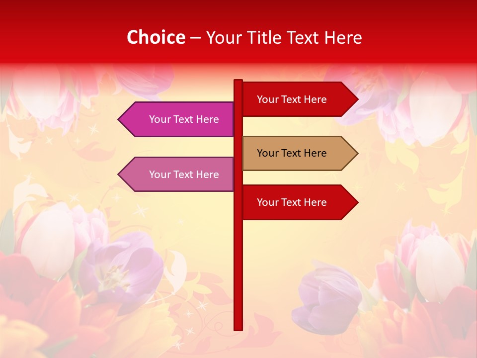 Flower Abstract Fancy PowerPoint Template