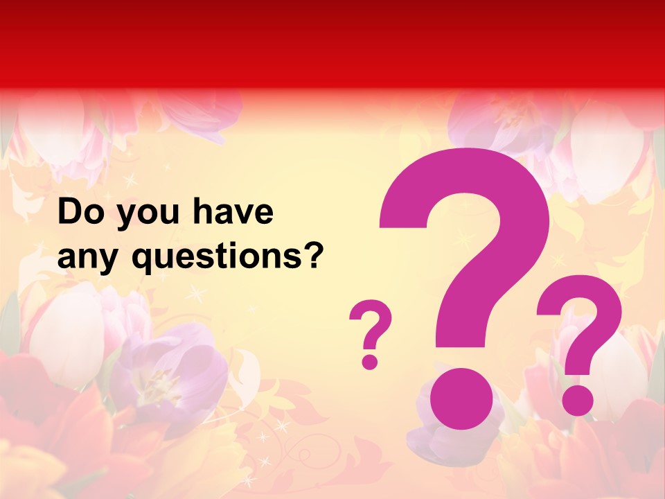 Flower Abstract Fancy PowerPoint Template