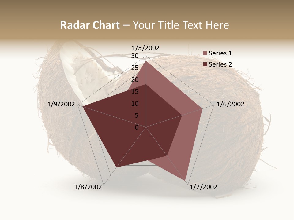 Coconut Palm Nut PowerPoint Template