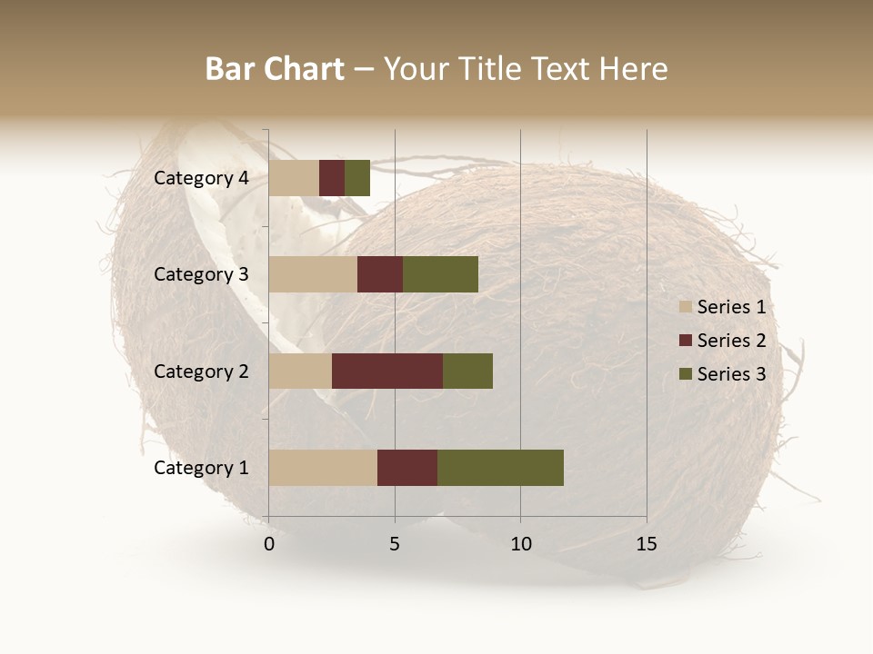 Coconut Palm Nut PowerPoint Template
