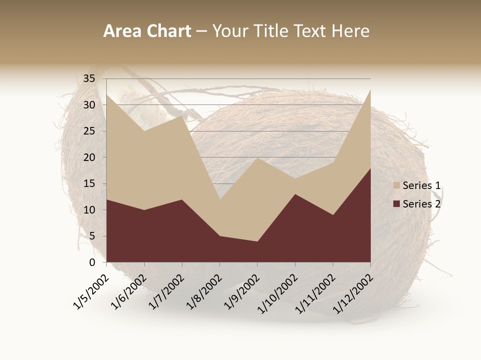 Coconut Palm Nut PowerPoint Template
