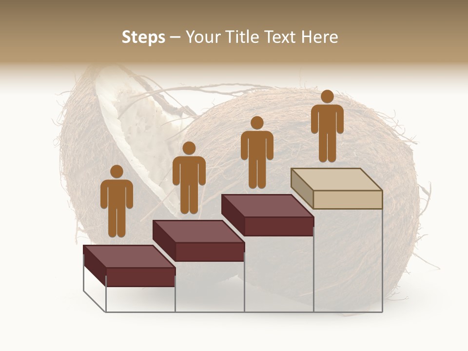 Coconut Palm Nut PowerPoint Template