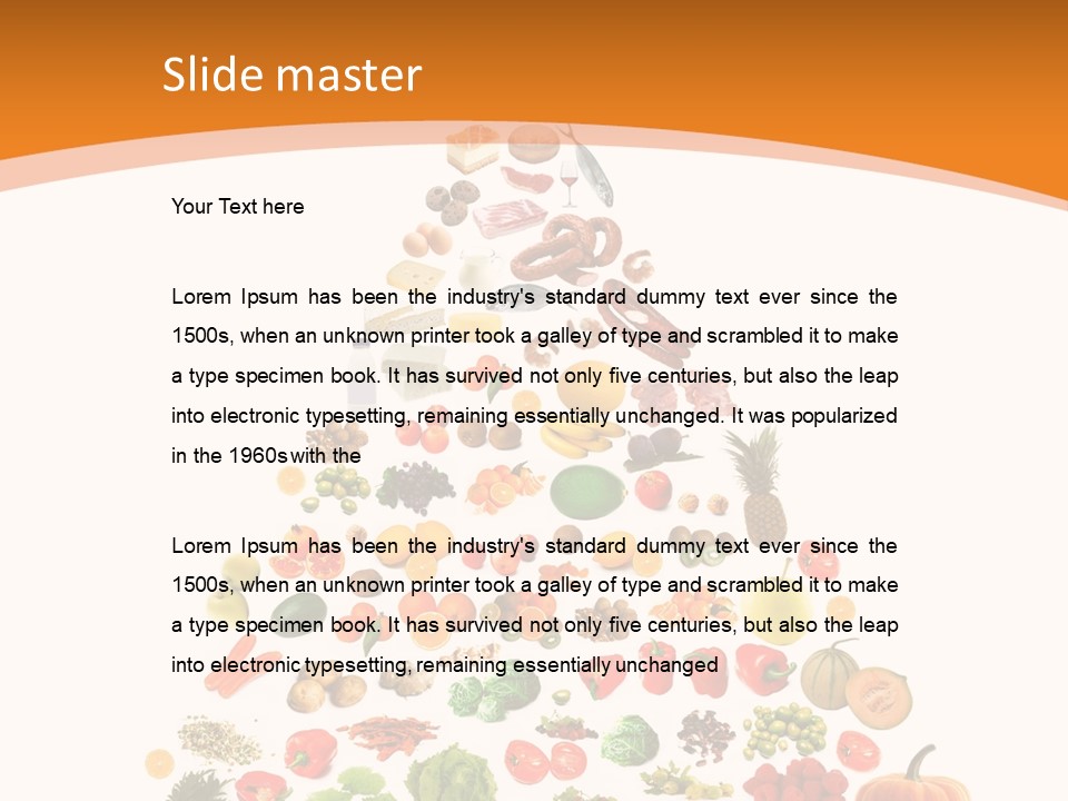 Beans Fisch Pepperoni PowerPoint Template